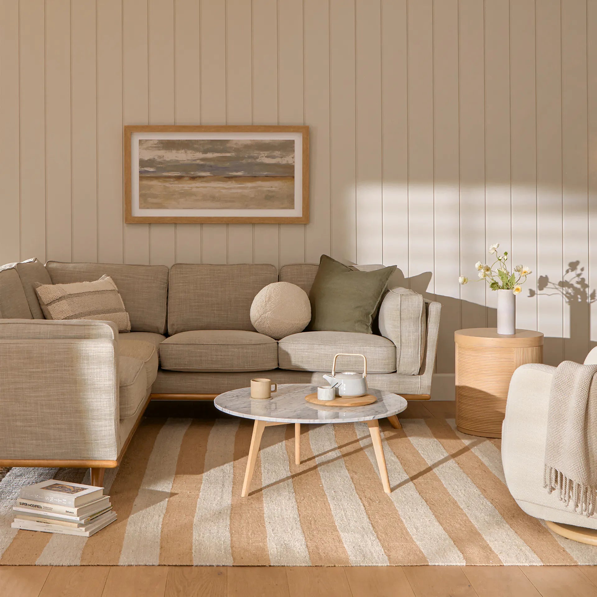 Timber 93" Corner Sectional - From Where Finds - 