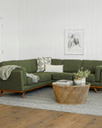 Timber 93" Corner Sectional - From Where Finds -
