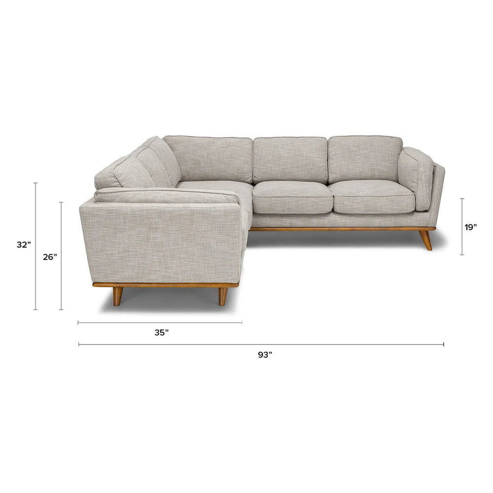 Timber 93" Corner Sectional - From Where Finds - 