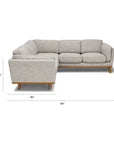 Timber 93" Corner Sectional - From Where Finds - 