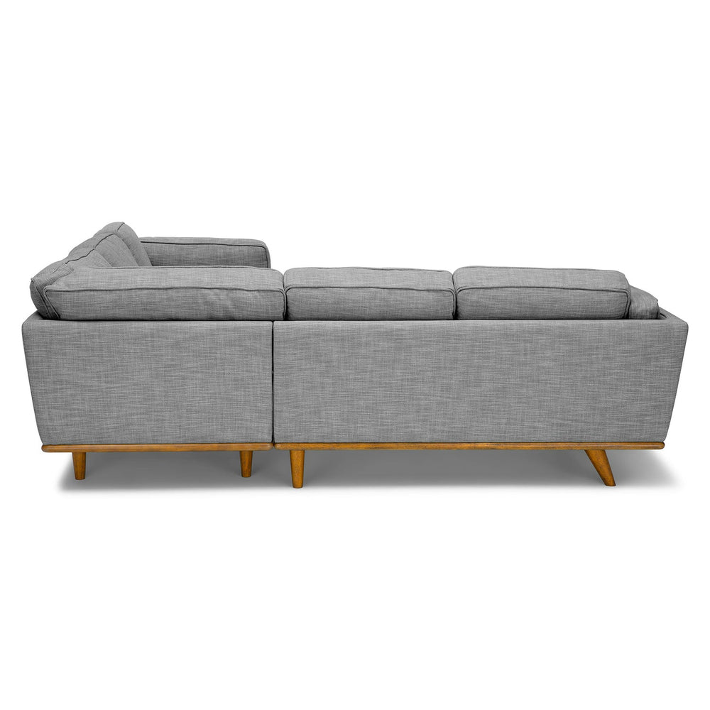 Timber 93 Corner Sectional Pebble Gray - From Where - 