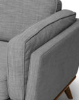 Timber 93 Corner Sectional Pebble Gray - From Where - 
