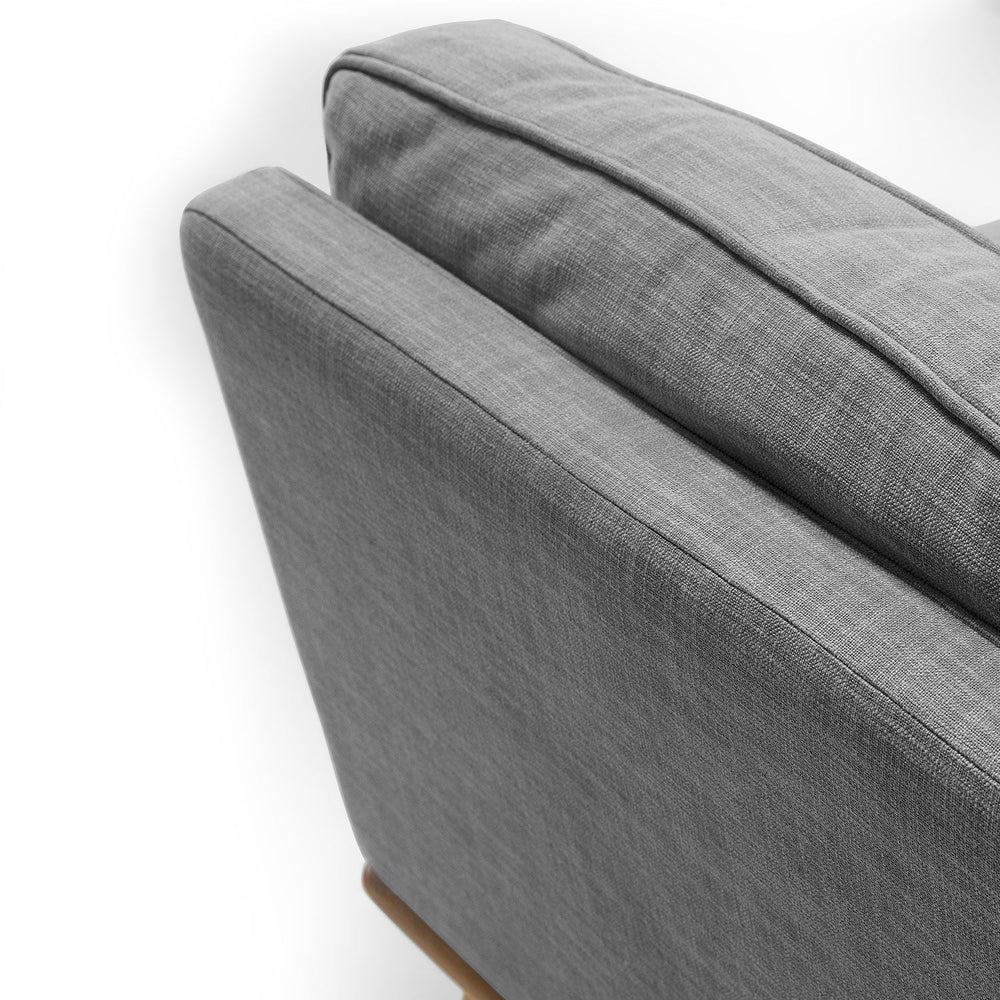 Timber 93 Corner Sectional Pebble Gray - From Where - 