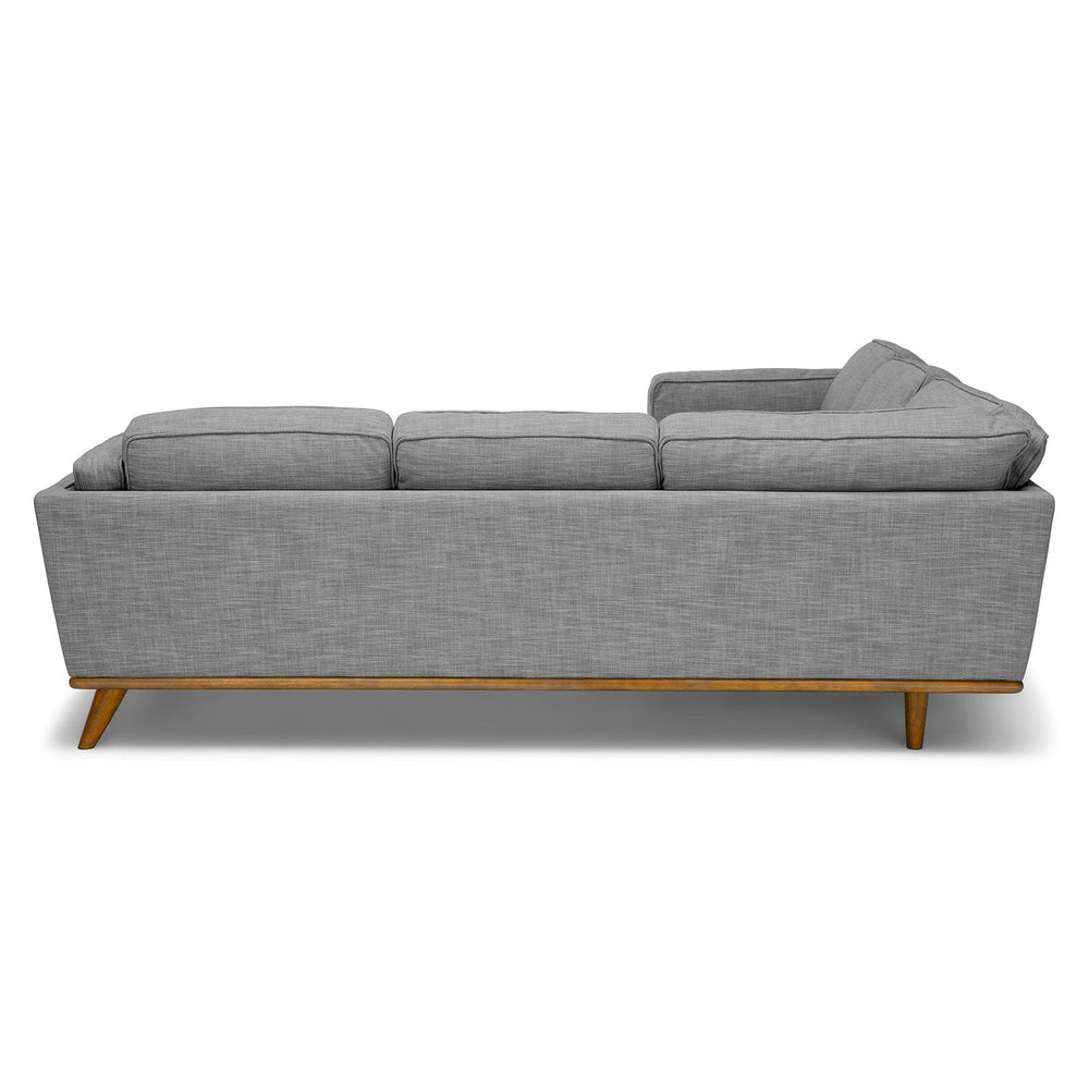 Timber 93 Corner Sectional Pebble Gray - From Where - 