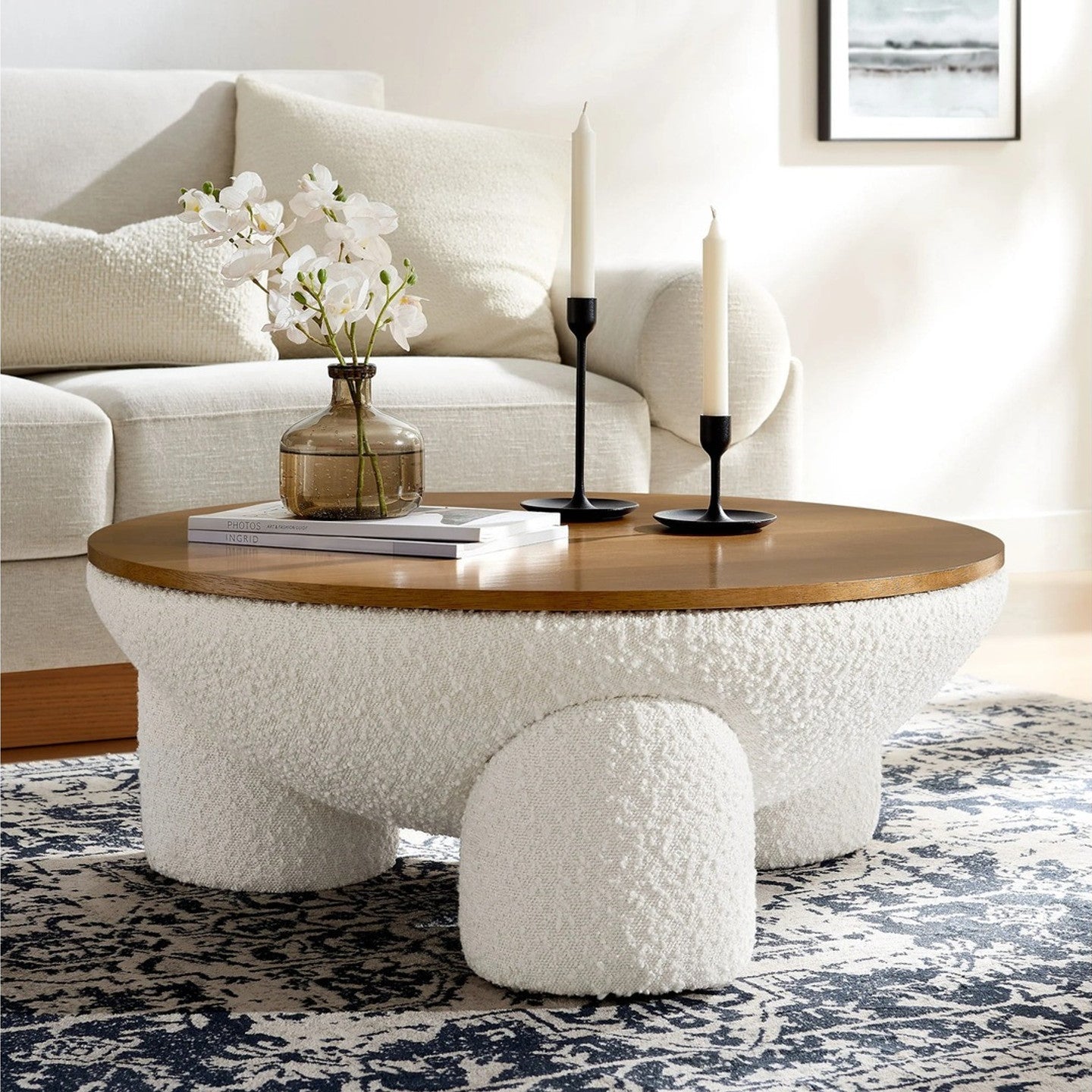 Toby Boucle Coffee Table - From Where - 