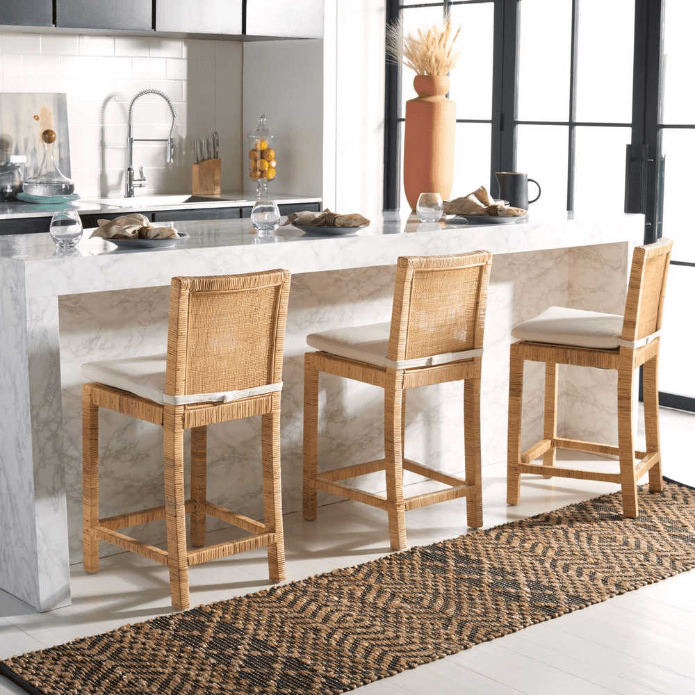 Tojo Cane Counter Stool - From Where Finds - 
