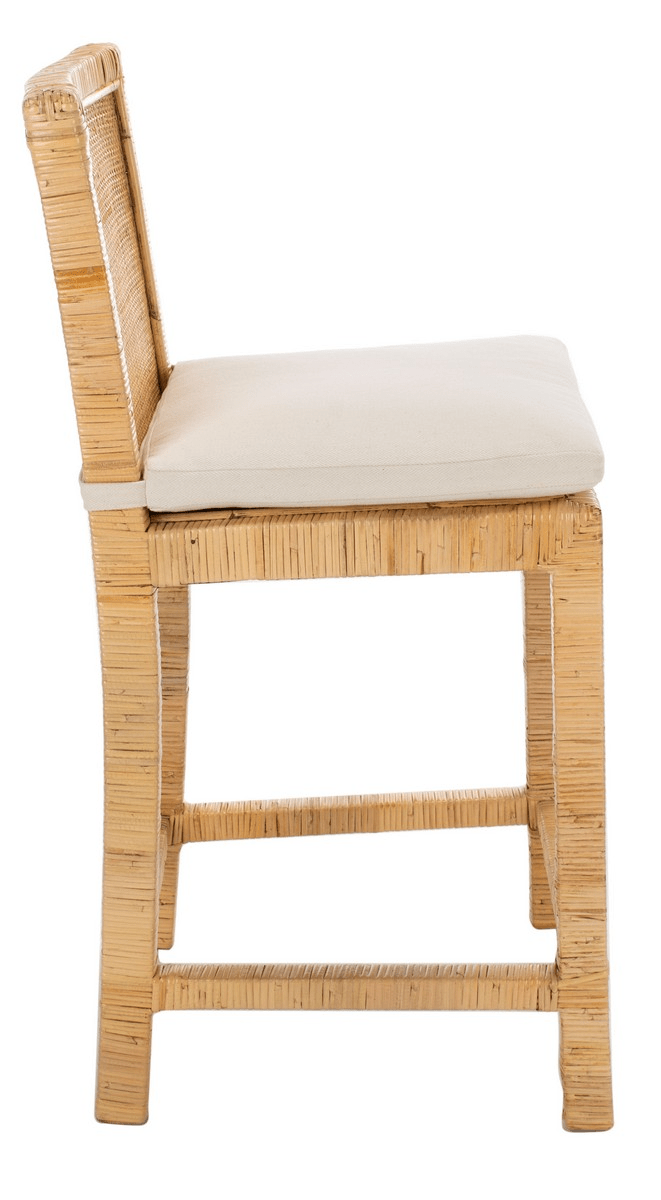 Tojo Cane Counter Stool - From Where Finds - 