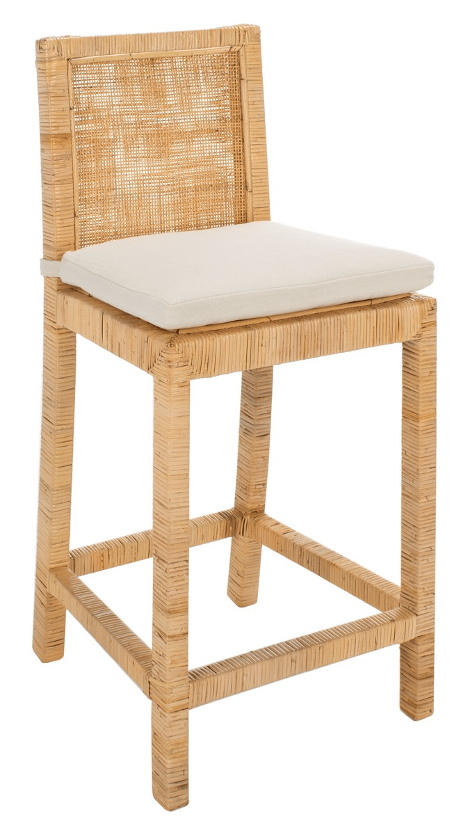 Tojo Cane Counter Stool - From Where Finds - 