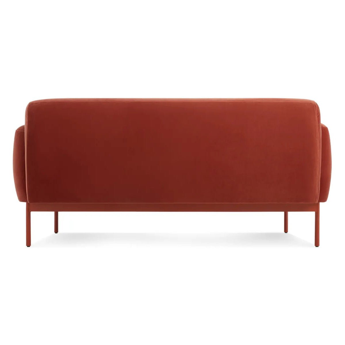 Tomato Velvet Studio Sofa - From Where - 