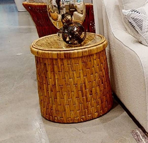 Tonga Round End Table - From Where - 
