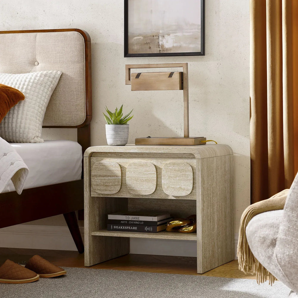 Toscana 1 - Drawer Nightstand - From Where Finds - 