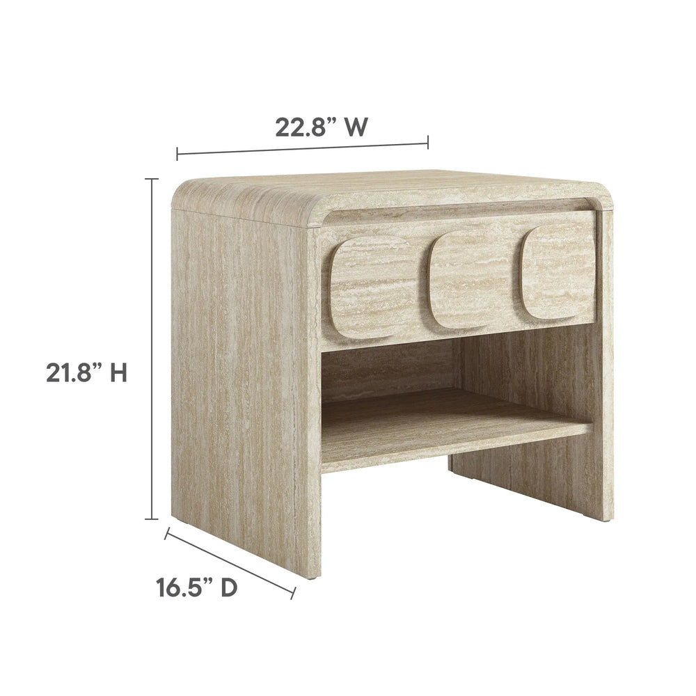 Toscana 1 - Drawer Nightstand - From Where Finds - 