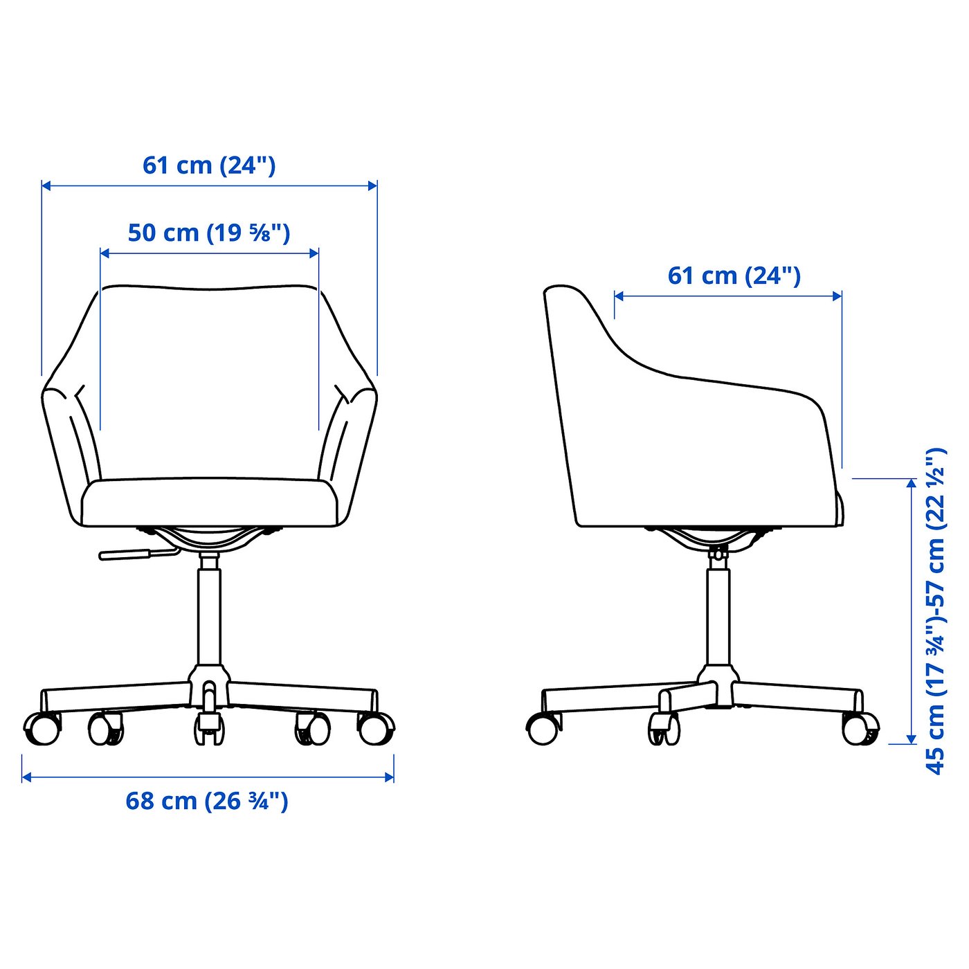 TOSSBERG Swivel Chair - From Where - 