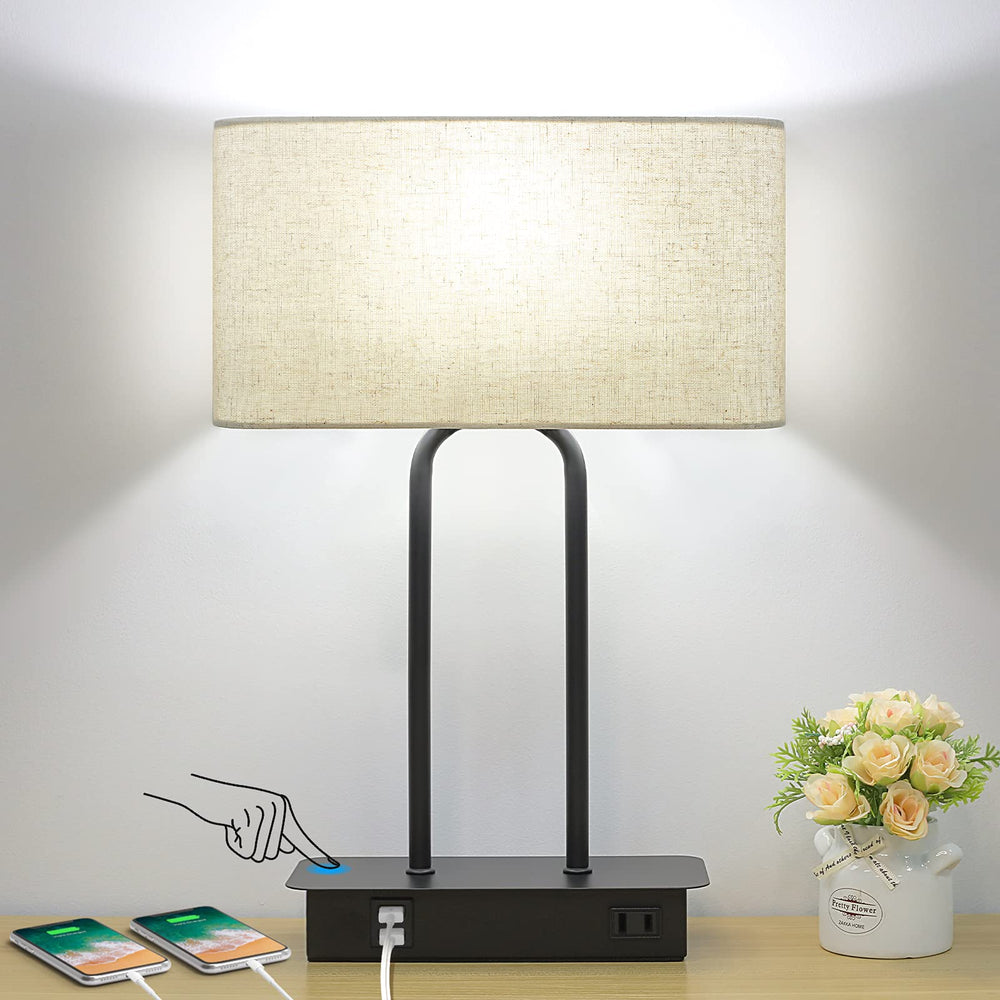 Touch Control Nightstand Table Lamp - From Where - 