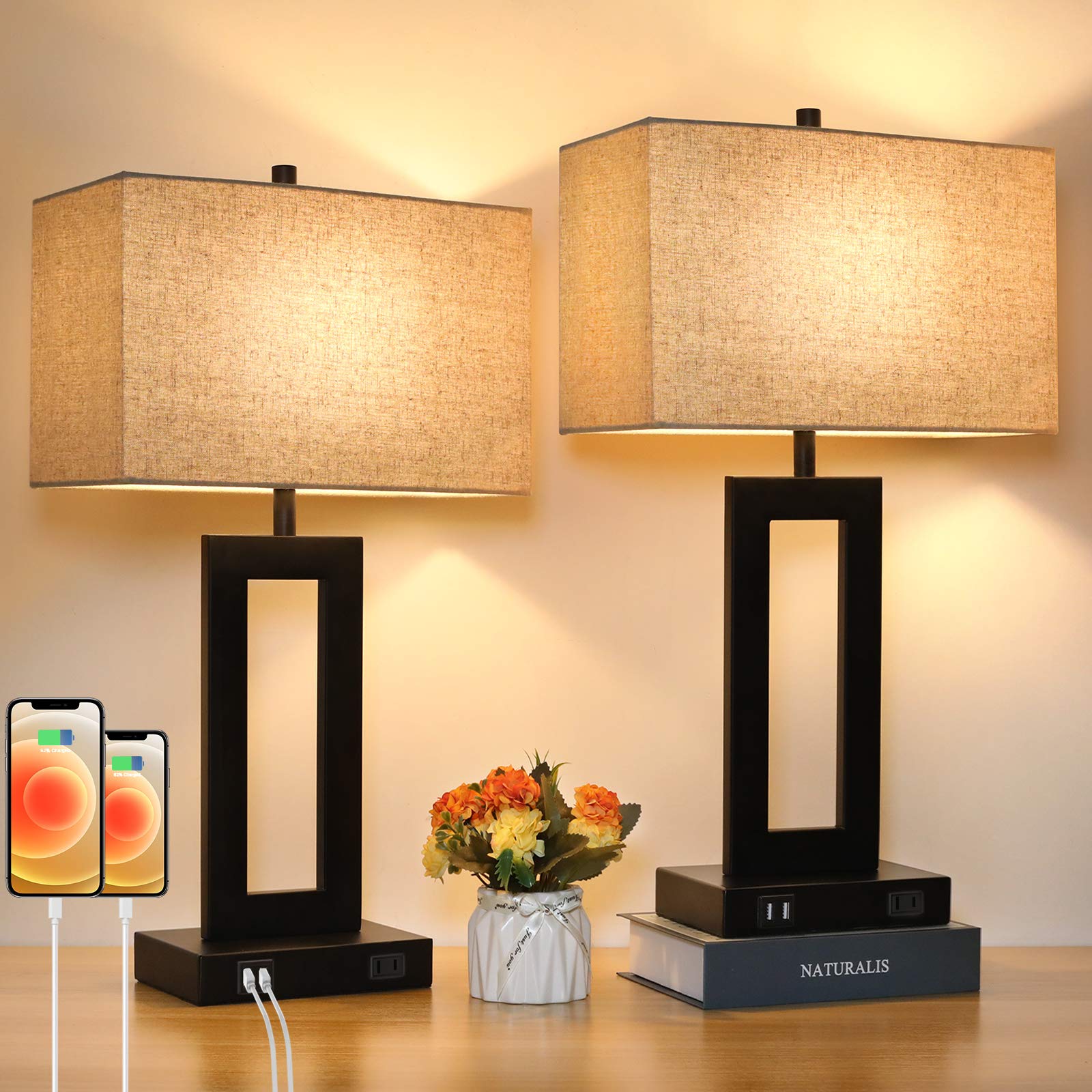 Touch Control Table Lamp (Set of 2) - From Where - 