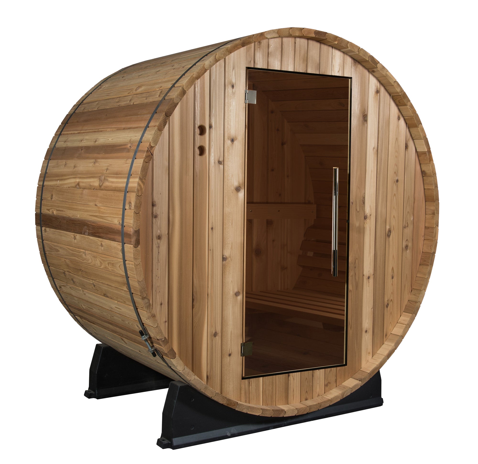 Traditional Barrel Sauna in Cedar - From Where - 