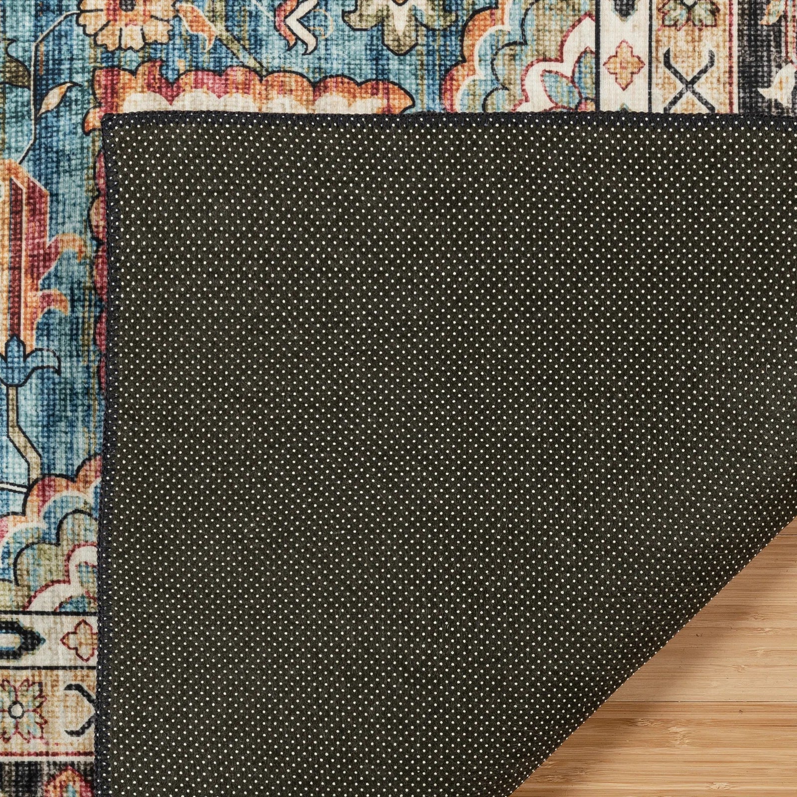 Traditional Medallion Print Area Rug - From Where - 