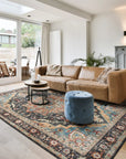 Traditional Medallion Print Area Rug - From Where - 