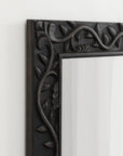 Traditional Rectangle Carved Wood Mirror - From Where - 