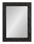 Traditional Rectangle Carved Wood Mirror - From Where - 