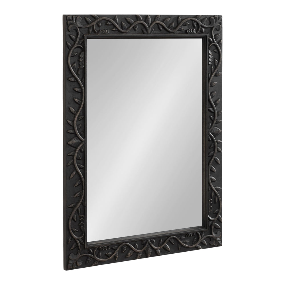 Traditional Rectangle Carved Wood Mirror - From Where - 