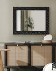 Traditional Rectangle Carved Wood Mirror - From Where - 