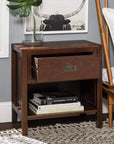 Traditional Wood Side Table - From Where - 