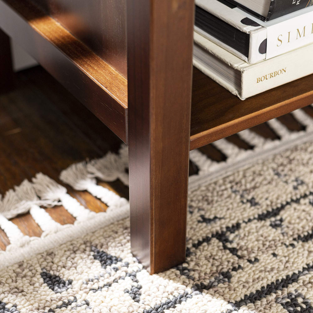 Traditional Wood Side Table - From Where - 