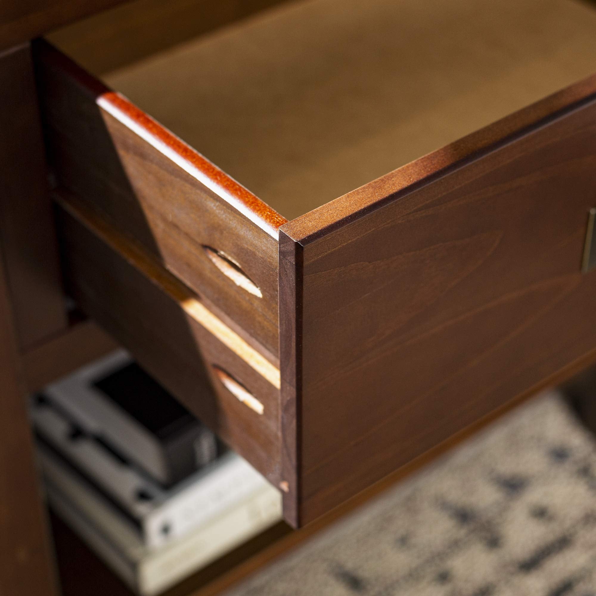 Traditional Wood Side Table - From Where - 