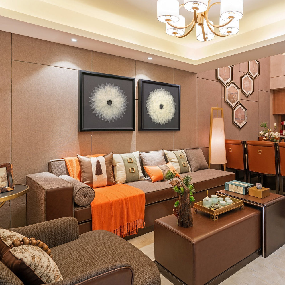 Tree Narrow Leaves Framed Wall Art - From Where - 