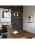 Trestle 4 - Light Iron Chandelier - From Where - 