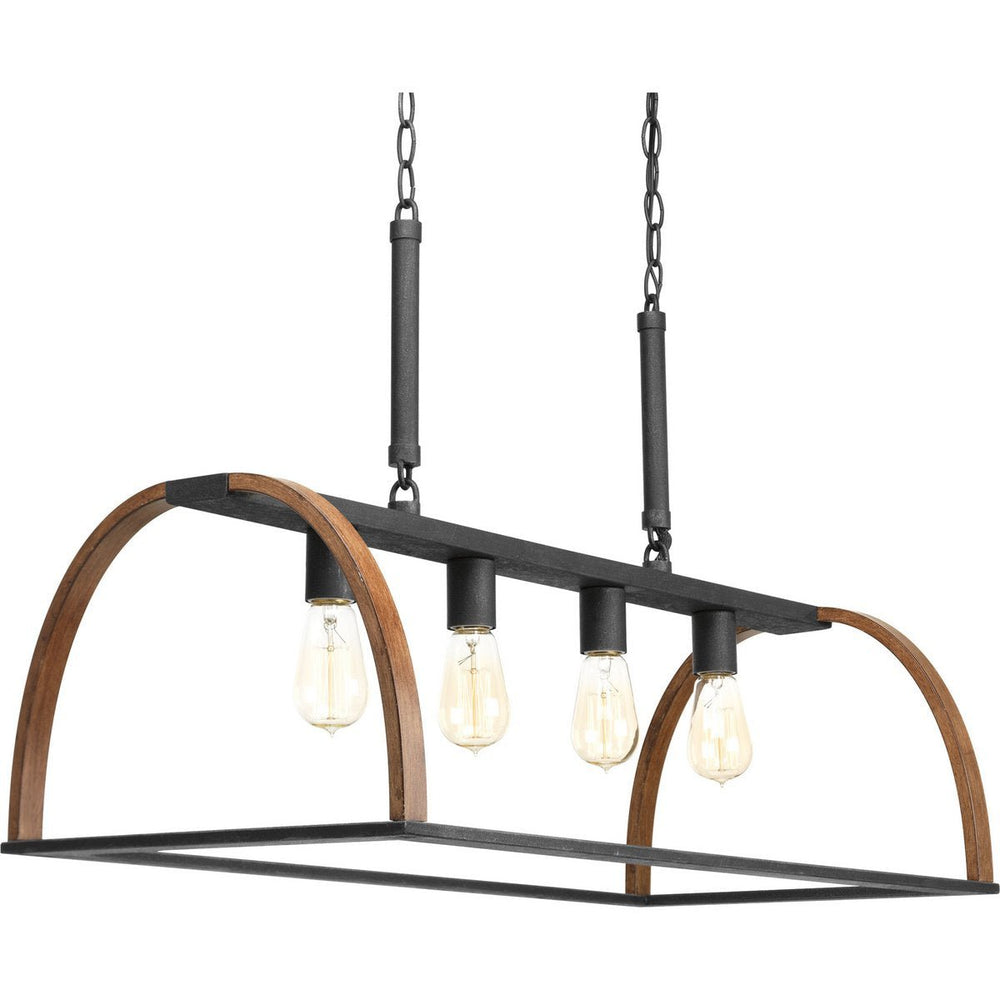 Trestle 4 - Light Iron Chandelier - From Where - 