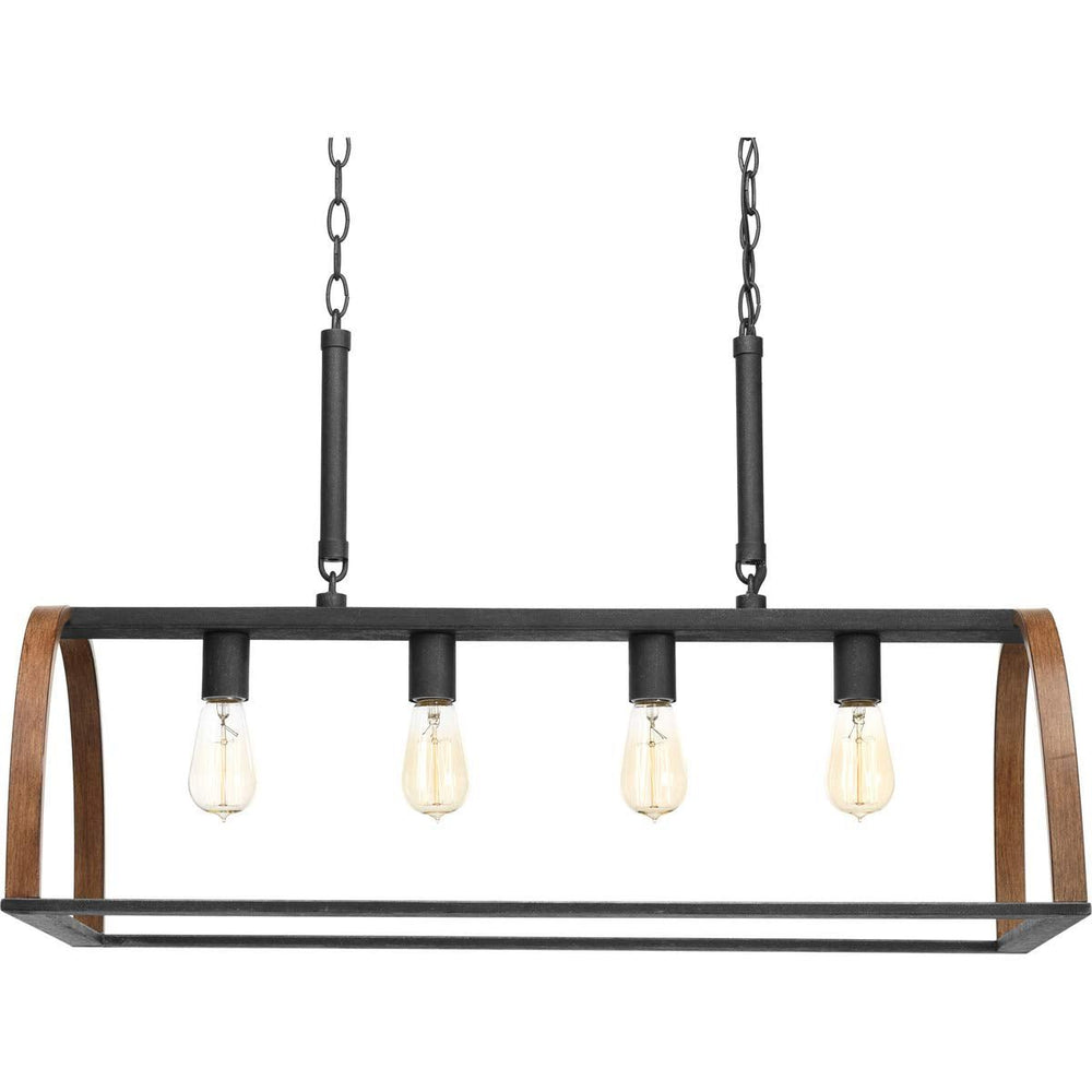 Trestle 4 - Light Iron Chandelier - From Where - 