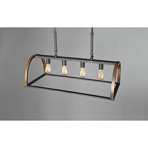 Trestle 4 - Light Iron Chandelier - From Where - 