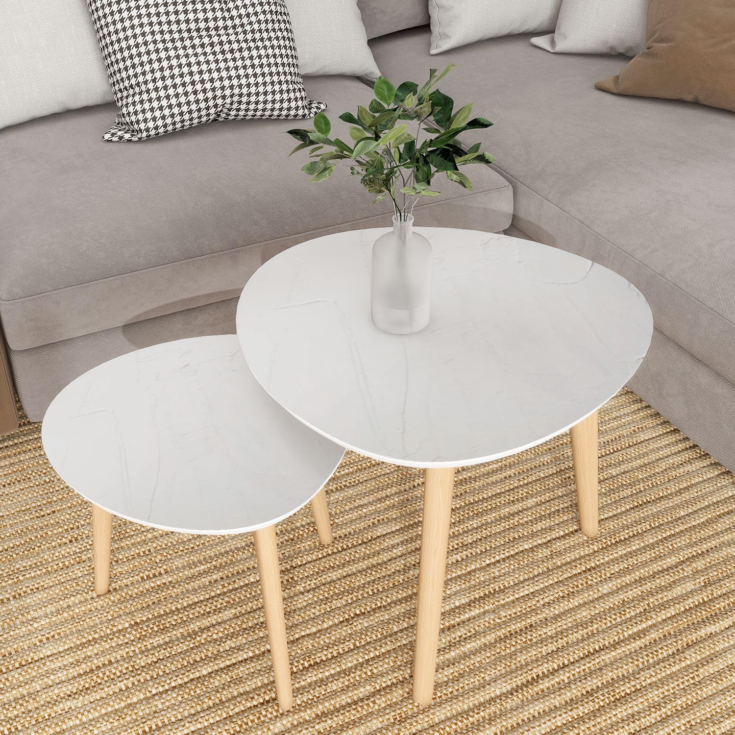 Triangle Center Table (Set of 2) - From Where - 