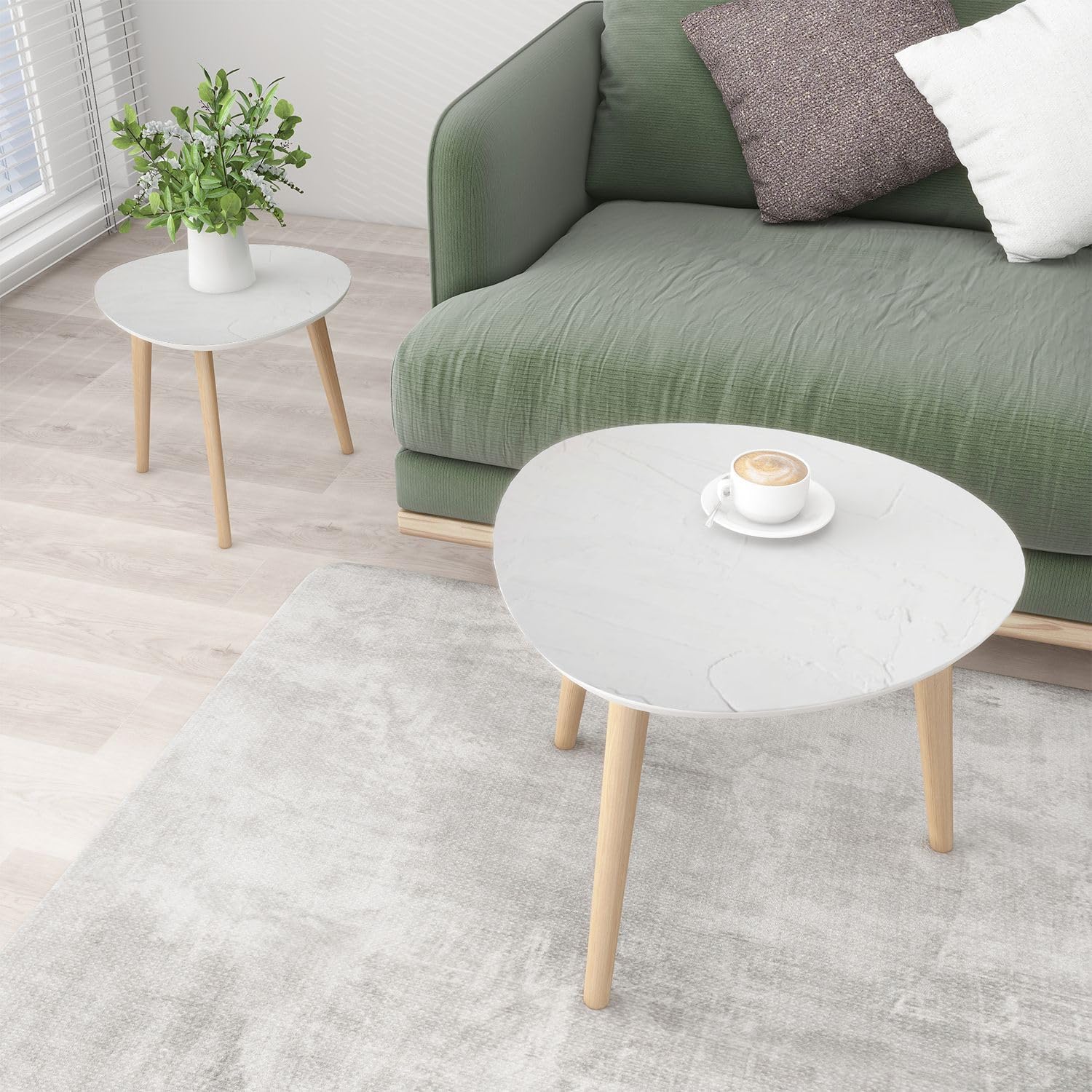 Triangle Center Table (Set of 2) - From Where - 