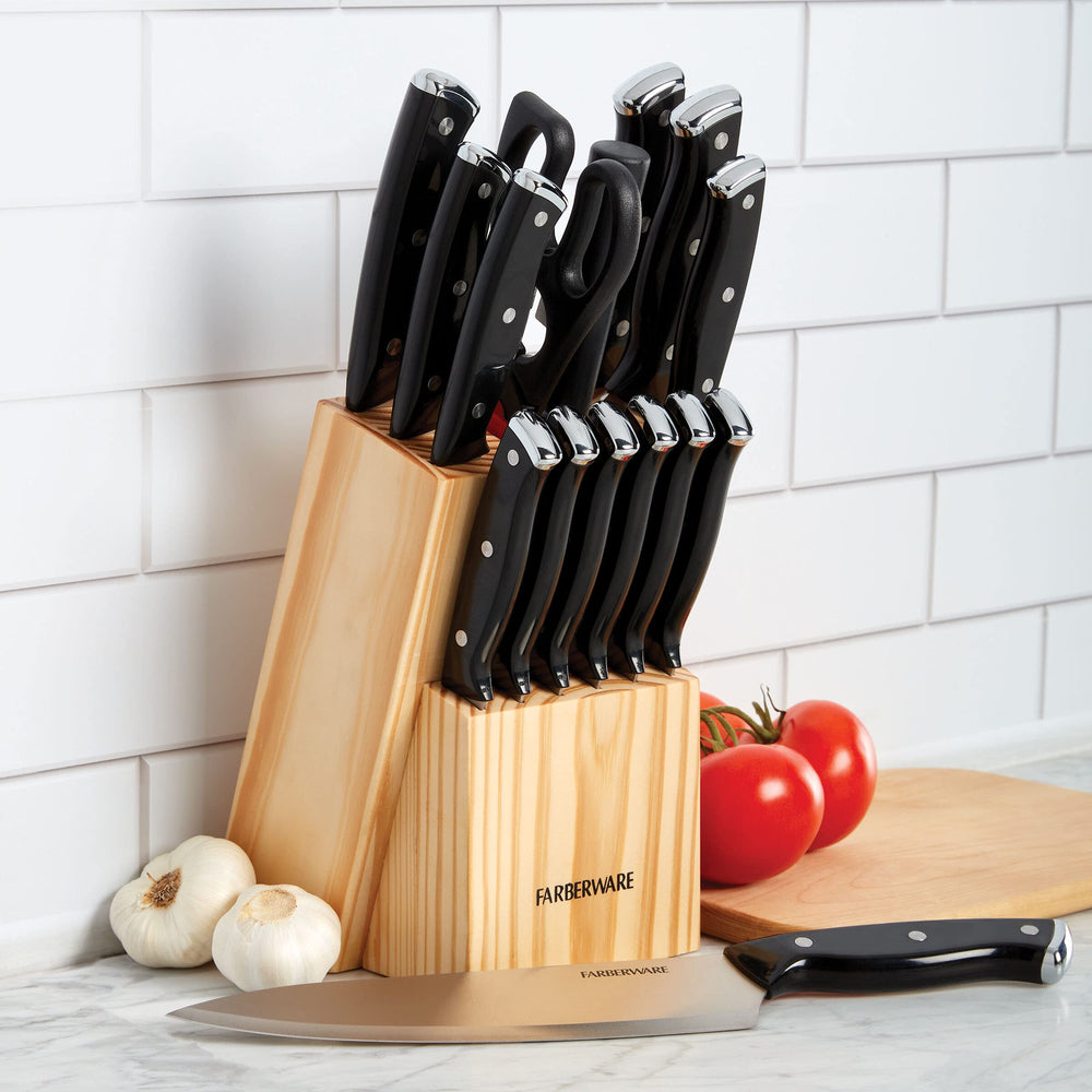 Triple Riveted Knife Block Set - From Where - 