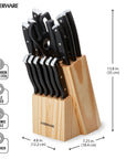 Triple Riveted Knife Block Set - From Where - 