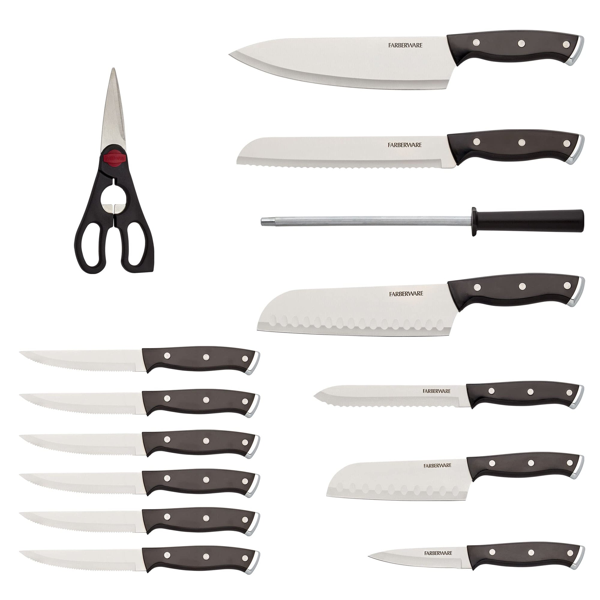 Triple Riveted Knife Block Set - From Where - 