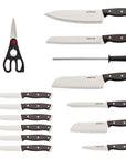 Triple Riveted Knife Block Set - From Where - 
