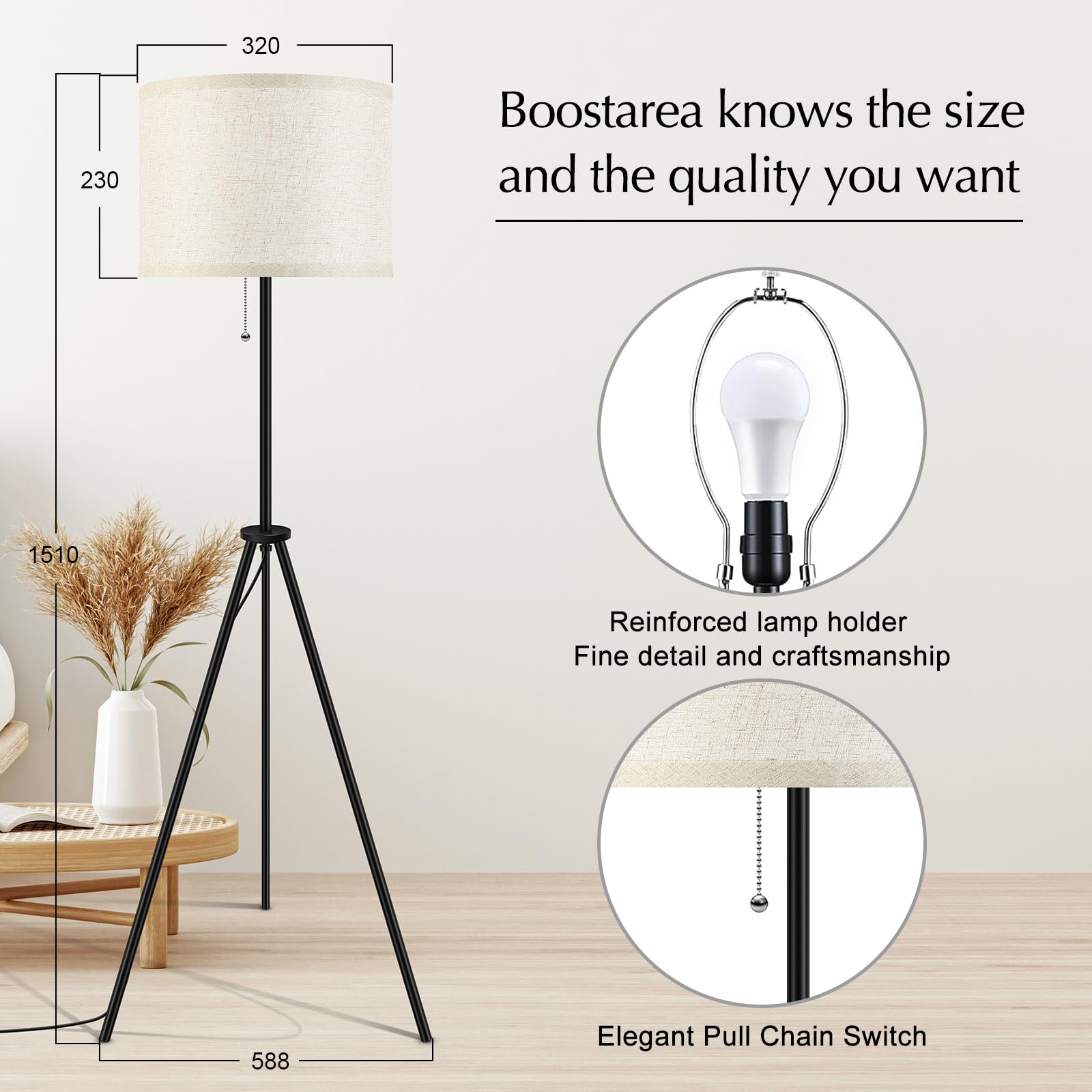Tripod Floor Lamp Shade - From Where - 
