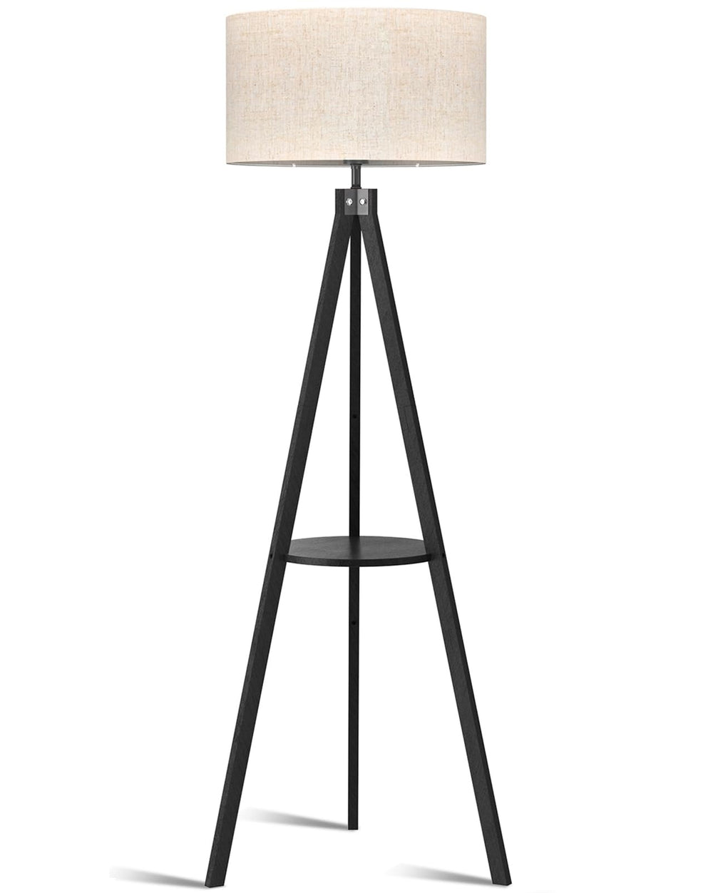 Tripod Floor Lamp with Shelf - From Where - 