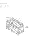 Tristan Twin - over - Twin Convertible Bunk Bed - From Where - 