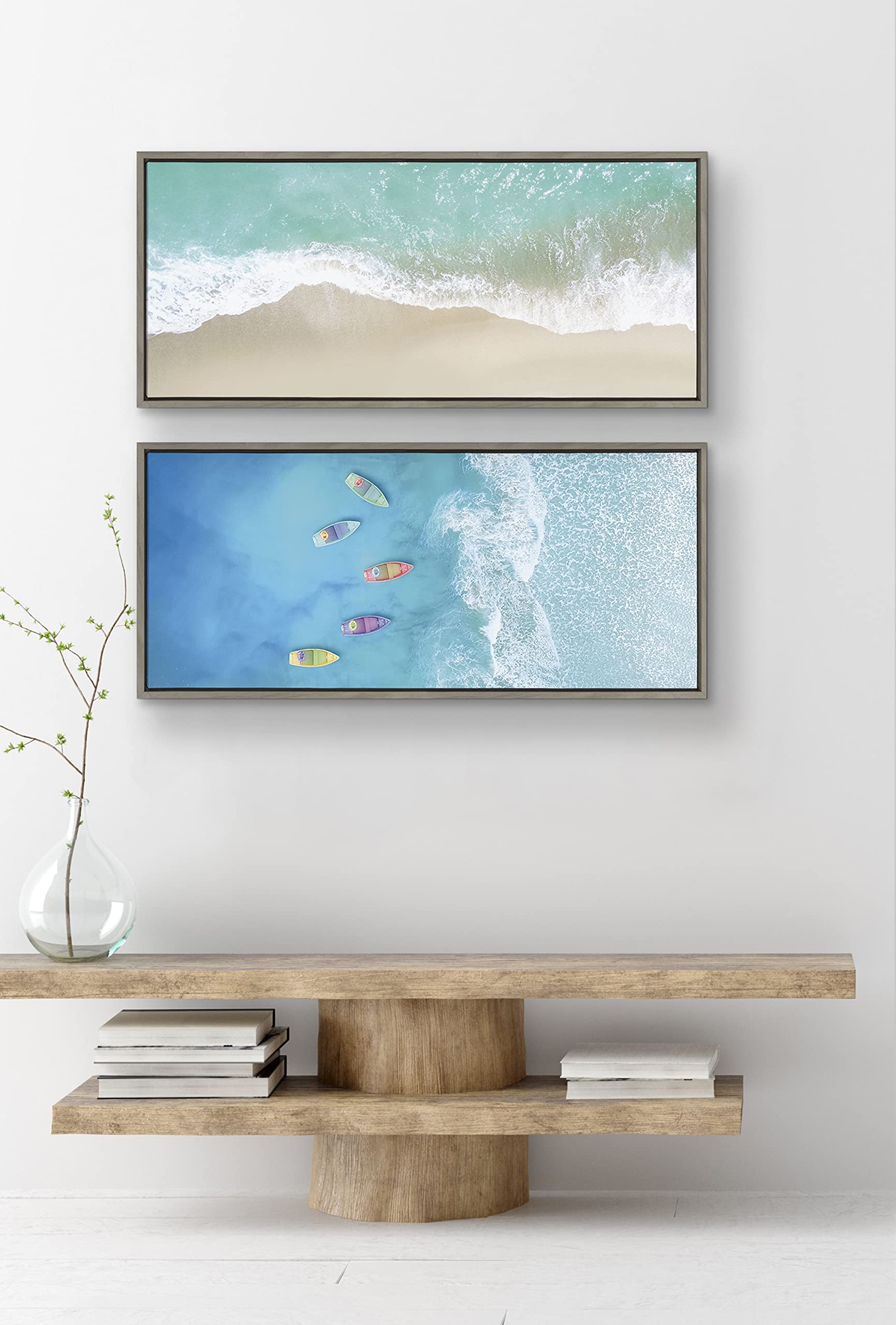 Tropical Escape Framed Canvas - From Where - 