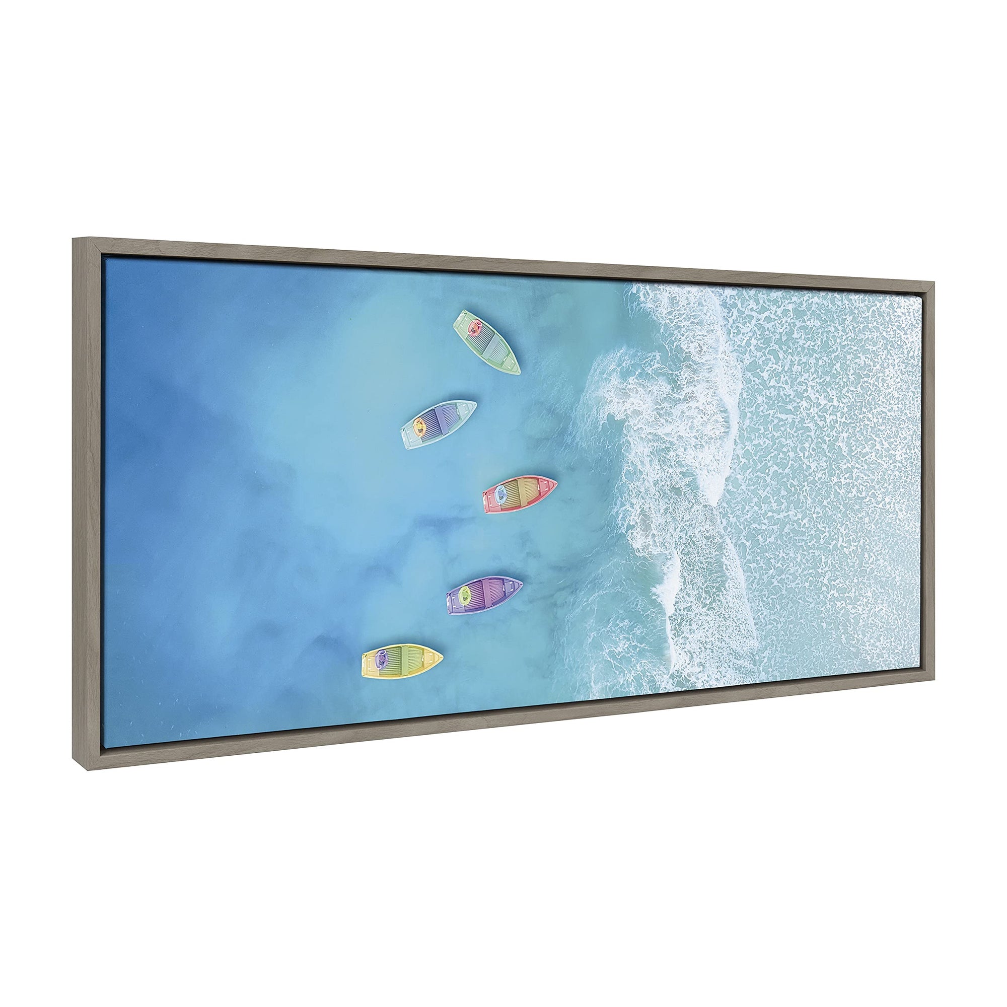 Tropical Escape Framed Canvas - From Where - 