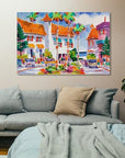 Tropical Island Art in Venice Beach - From Where - 