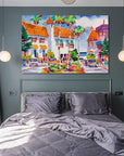 Tropical Island Art in Venice Beach - From Where - 