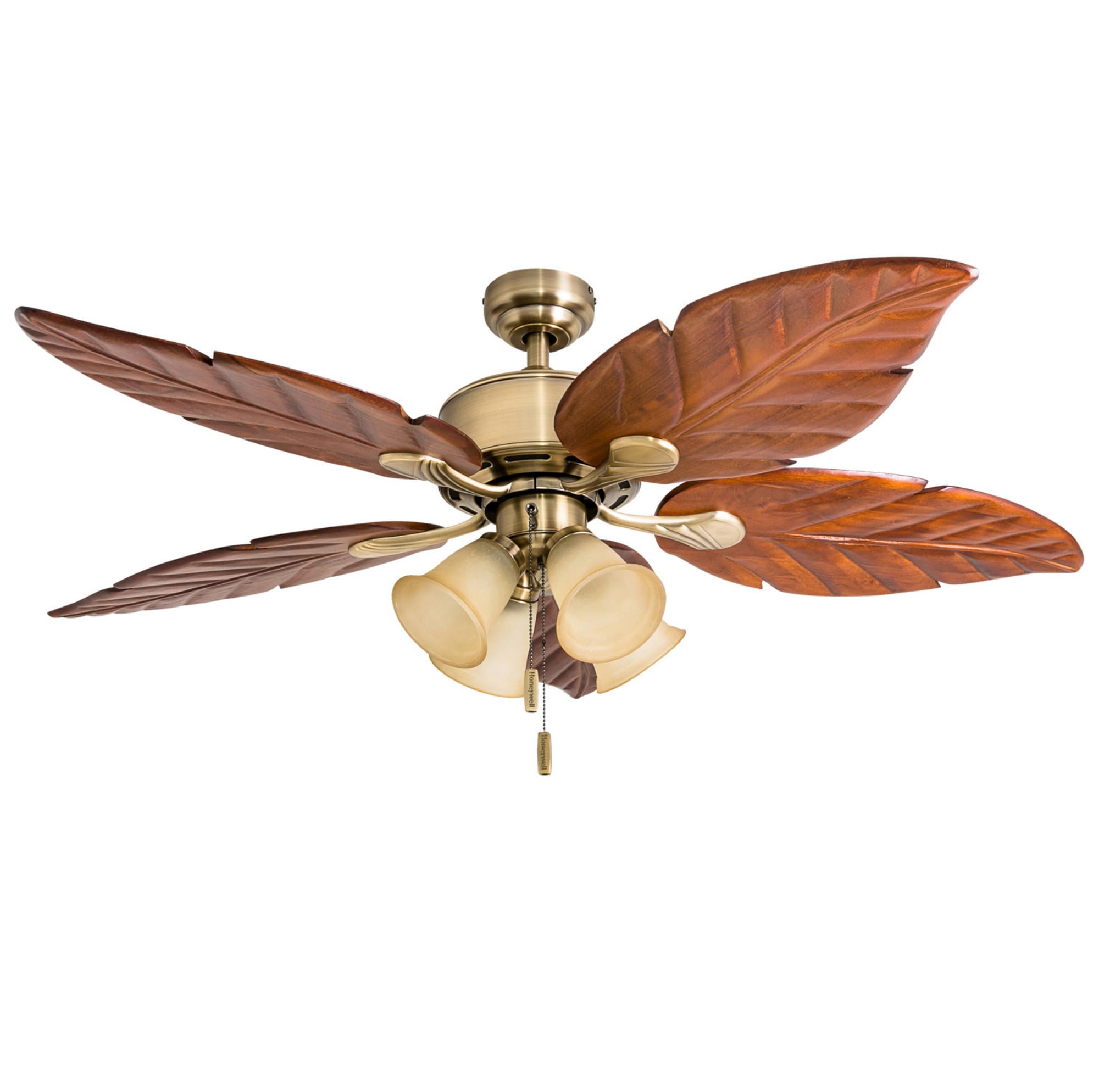 Tropical LED Ceiling Fan with Light - From Where - 