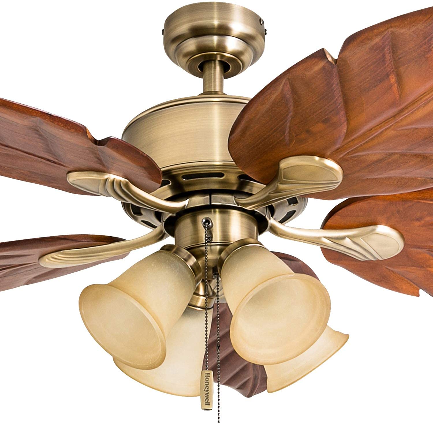 Tropical LED Ceiling Fan with Light - From Where - 