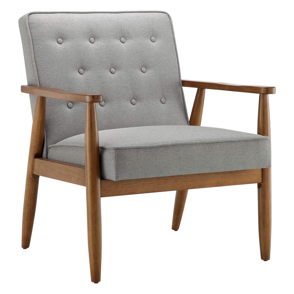 Tufted Fabric Accent Chair - From Where - 